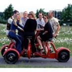 The Seven-Person Conference Bicycle